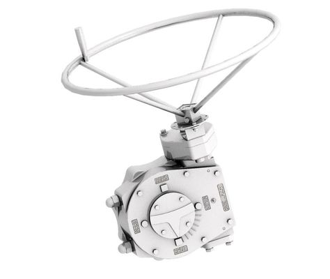 Erdgas-Industrie-duktiles Eisen-Handrad-Getriebe mit Kugelventil-Drosselventil IP67